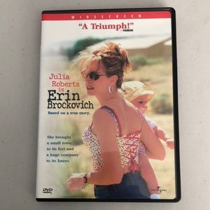 Julia Roberts is Erin Brockovich Based on a true story (DVD, Widescreen, 2000)
